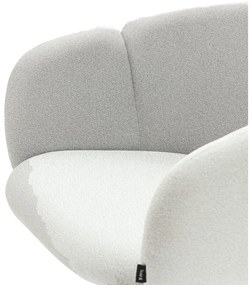 Светлосив тапициран трапезен стол Add – Teulat