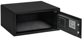 Електронен сейф Adler AD 1045, 200x420x370 мм, 14 л, Блокиране след 4 грешни опита, Предупреждение за изтощена батерия, Черен