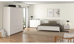 Бяло нощно шкафче Next – Tvilum