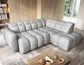 Ъглов диван Chicago-Сив-Десен