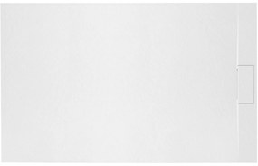 Корито за душ кабина Rea Bazalt White 80x100