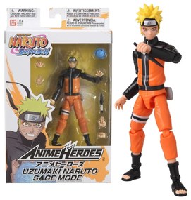 Съчленена Фигура Naruto Anime Heroes - Uzumaki Naruto Sage Mode 17 cm