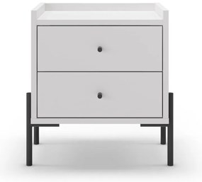 Бяло нощно шкафче Mayra - Marckeric