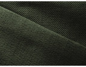 Зелен разтегателен ъглов диван с място за съхранение (ляв ъгъл) Nanea – Makamii