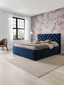 Тапицирано легло Azzuro-Mple Skouro-140 x 200