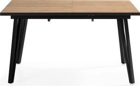 Маса за хранене с дъбов плот 90x140 cm Cleo - Marckeric