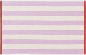 Памучна кърпа от тери в цвят лавандула/кремава 50x80 cm Gobo – noo.ma