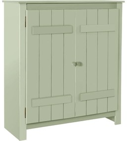 Светлозелено шкафче от масивен бор 100x110 cm Bertram – Støraa