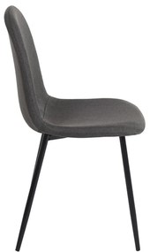 Комплект от 2 тъмно сиви трапезни стола Lissy - Bonami Essentials