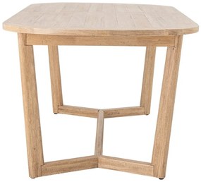 Трапезна маса от масивно каучуково дърво 100x200 cm Serrone – Bloomingville