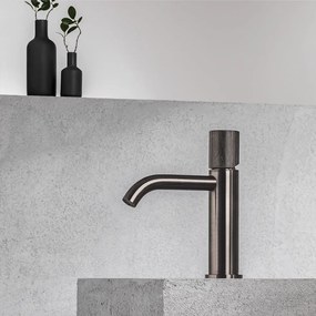 Кран мивка Eletta Tecno-Черен-четка