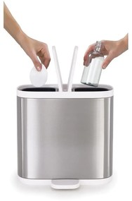Кош за отпадъци от неръждаема стомана със система за сортиране Split - Joseph Joseph