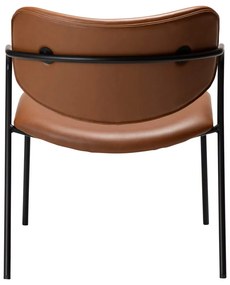 Кафяв фотьойл от изкуствена кожа в цвят коняк Zed - DAN-FORM Denmark