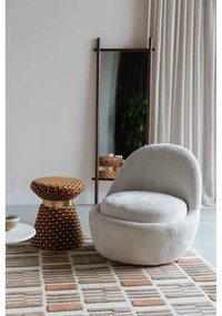 Кремаво кресло Nash – White Label