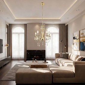 ЛАМПА EBT009-5CP GOLD