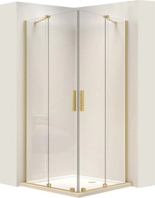Душ кабина REA Montana Double Gold Brush 80x80