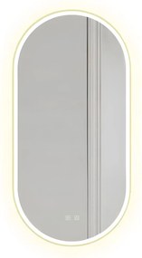 Огледало LED OVL 50x100cm Gold