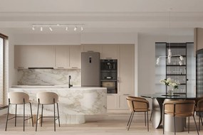 Бяло метално висящо осветително тяло Virta – Sollux