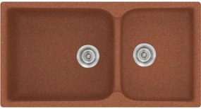 Мивка Sanitec 307-Granite Terracotta