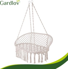 Двойна люлка тип гнездо Gardlov - кремава, за градина