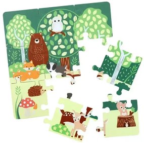 Дървен пъзел, горски животни