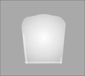 Обикновено огледало за баня ICM R46, 48x55см