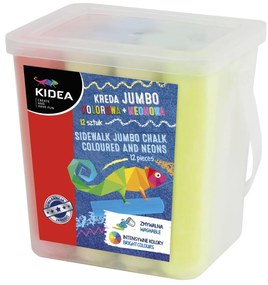 Kidea - Тебешир в кофа JUMBO 12 цвята 68890