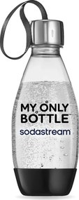 Бутилка за газиране Sodastream My Only Bottle, 0.5 л, Без BPA, Съвместим с Spirit, Jet, Fizzi, Genesis, One Touch, Play, Power и Source, Черен