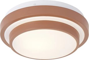Модерен плафон Sienna с бял цвят 25 см IP44 - Walden