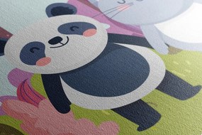Картина на платно – Животни в гората