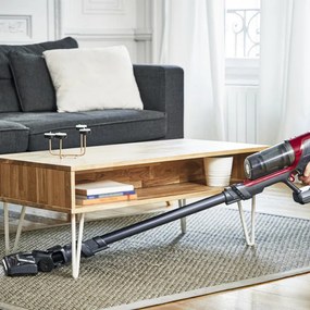 Вертикална прахосмукачка Rowenta X-Pert 6.60 Animal Care RH6878WO, 100W, 2 режима, 0.6 л, 85 dB, Автономия 1 час, LED осветление, Червен/Черен