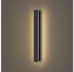 Brilagi - LED Външно стенно осветително тяло LINEAR LED/12W/230V 3000K IP65 черно