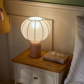 Настолна лампа atmosphera Tobie, Mетал, Розов, 33 cm