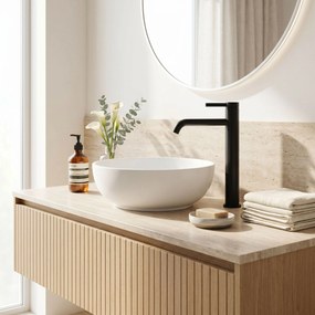 Смесител за баня Rea Rivo Black High