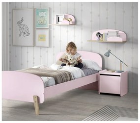 Розово нощно шкафче Kiddy - Vipack