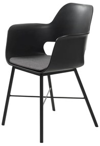 Черен трапезен стол Wrestler Whistler - Unique Furniture
