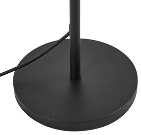 Външна подова лампа черна с оранжев въжен абажур IP44 - Virginia Jayla