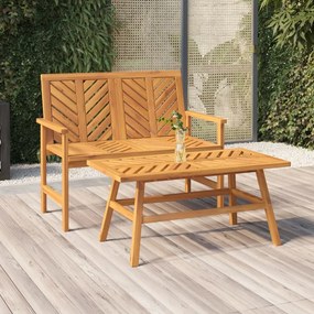 362234 vidaXL Градинска пейка, 109 см, акация масив