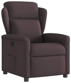 4015581 vidaXL Наклоняем стол, тъмнокафяв, текстил
