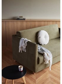 Тъмнозелен велурен разтегателен диван Olan - Innovation