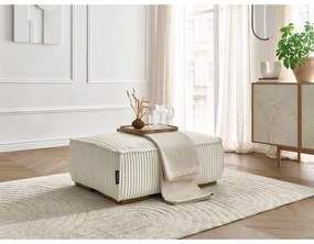 Бежова табуретка от рипсено кадифе Chelsea – Bobochic Paris