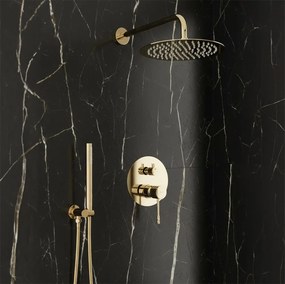 Душ система за вграждане Rea Lungo Diamond Gold