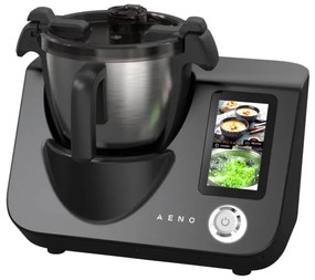 Кухненски робот 20в1 AENO ACR0001S GastroLab, 1000W, Wi-Fi, 8 програми, 12 степени, 3.5l, Touch screen, Таймер, Черен