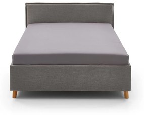 Сиво детско легло с място за съхранение 90x200 cm Fun – Meise Möbel