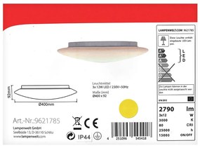 Lindby - LED Димируем плафон TOAN IP44