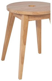 Стол от масивно каучуково дърво в светло естествен цвят Club – Bonami Essentials