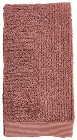 Светлочервена памучна кърпа от тери 50x100 cm Classic – Zone