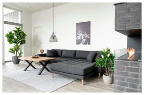 Масичка за кафе с масивен дъбов плот , 120 x 70 cm Toulon - House Nordic