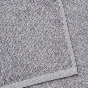 Šedá rychleschnoucí bavlněná osuška 120x70 cm Quick Dry – Catherine Lansfield