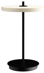 Черно-бяла метална LED настолна лампа с метален абажур (височина 31 cm) Asteria Move – UMAGE